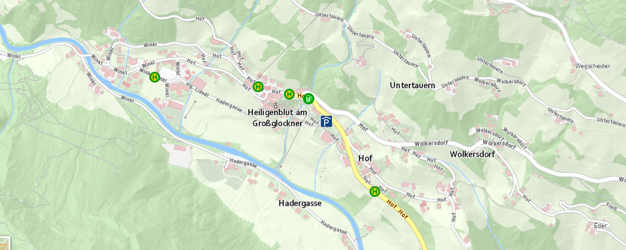 Mobilitätskarte Heiligenblut am Großglockner